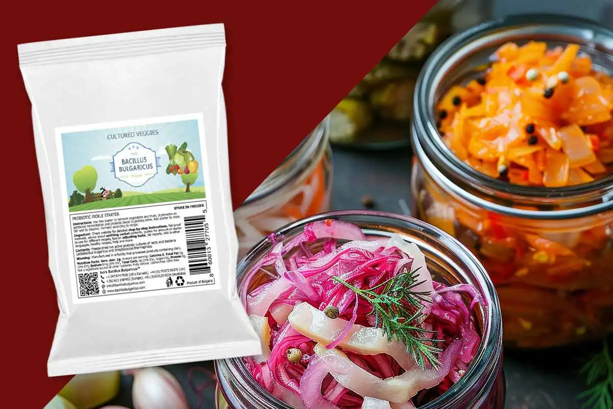 Cultured Veggies – Fermentation Starter for Vegetables (2-Pack)
