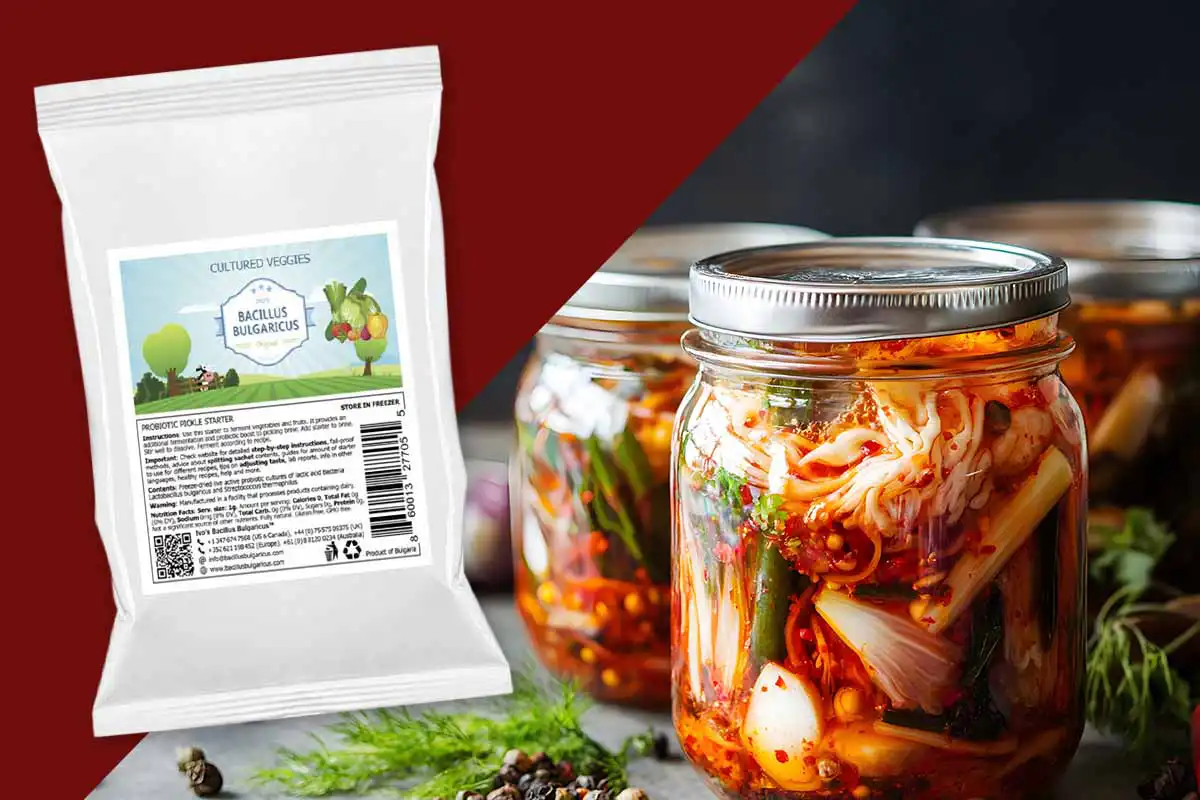 Cultured Veggies – Fermentation Starter for Vegetables (2-Pack)