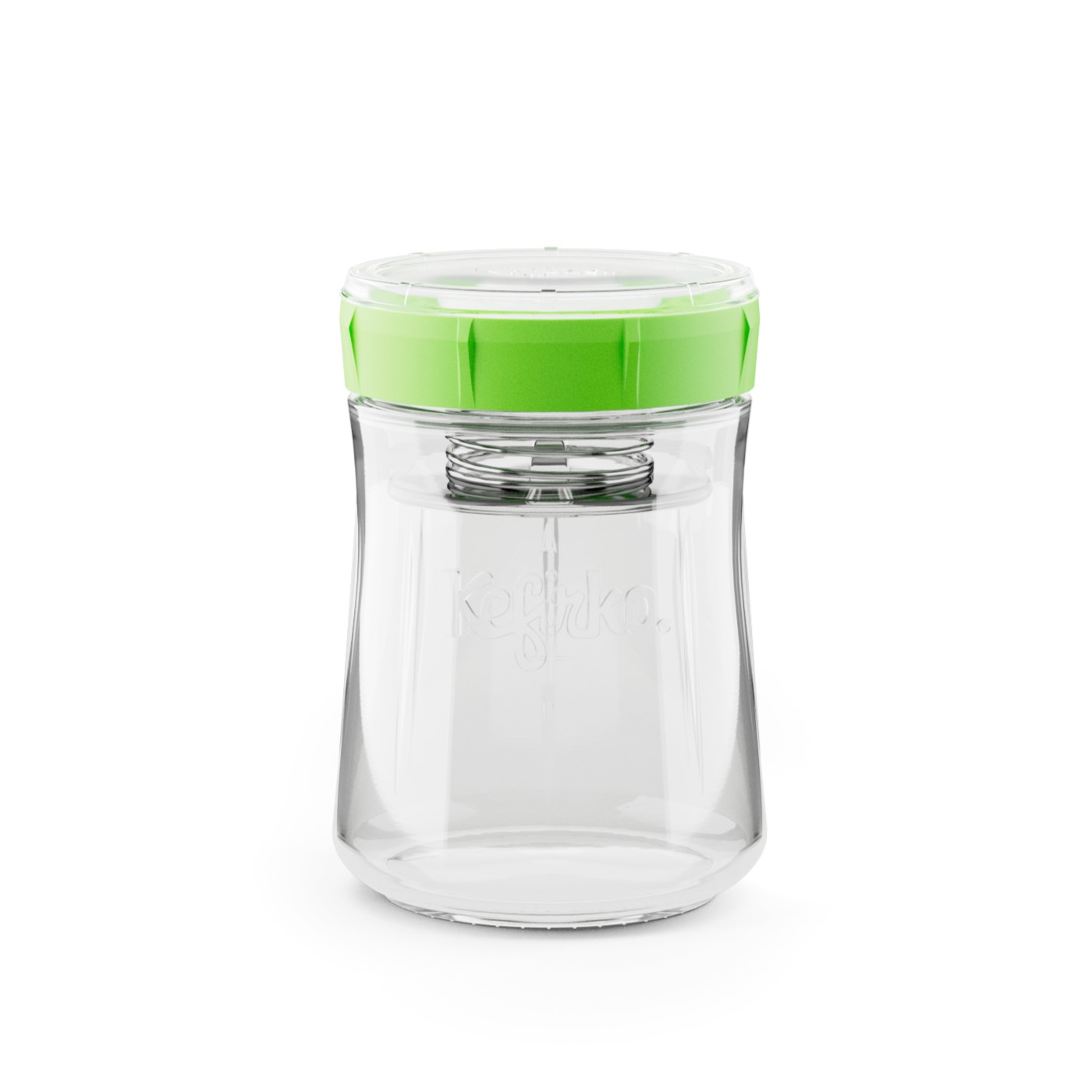 Shop_Kefirko-Veggie-Fermenter-small-green Kefirko Veggie Fermenter Grün, zum Fermentieren (Fermentation) von Gemüse und Obst