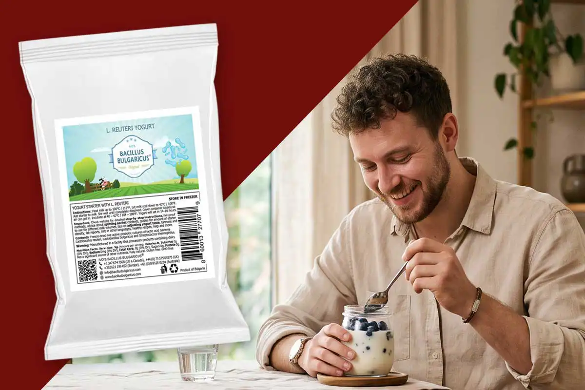 L. reuteri-Joghurt selber machen – mit L. reuteri & bulgaricus-Kulturen (3er-Pack)