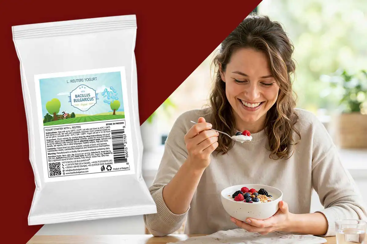 L. reuteri-Joghurt selber machen – mit L. reuteri & bulgaricus-Kulturen (3er-Pack)