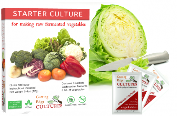 Cutting Edge Cultures – Starter Culture for Raw Fermented Vegetables